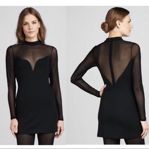 For Love And Lemons Black Sheer Dress